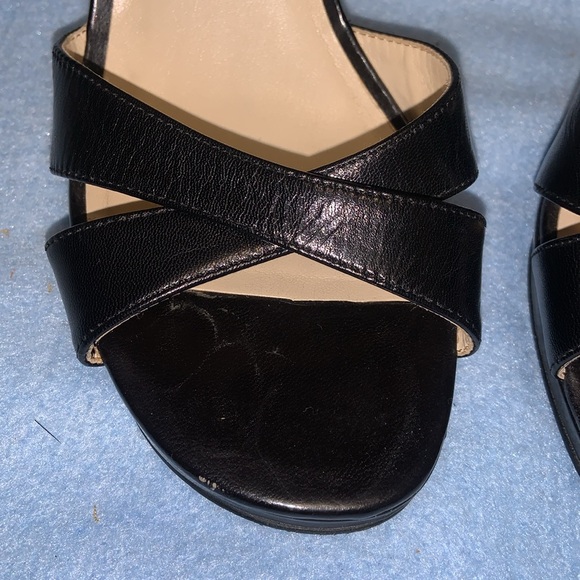 Nine West Medano Wedge Sandals - Black - Picture 2 of 9